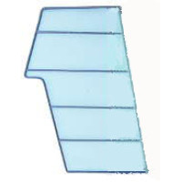 Стекло боковое правое Bobcat 6691003