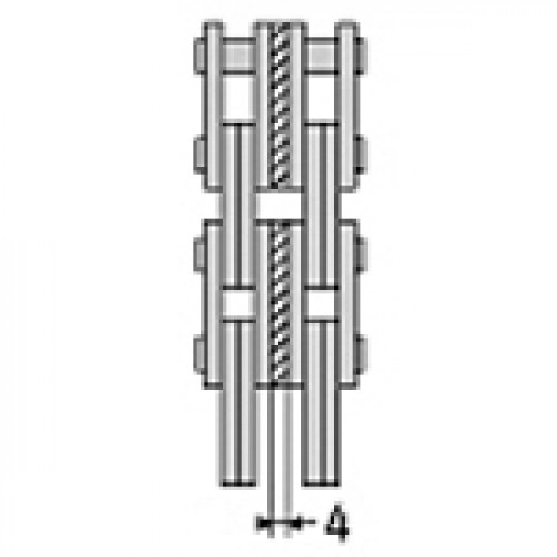 Цепь стрелы (подъёмного устройства) погрузчика 4x4 (21)