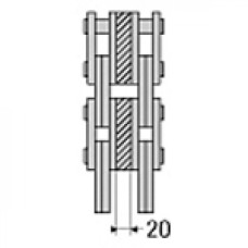 Цепь стрелы (подъёмного устройства) погрузчика 4x4 (25)