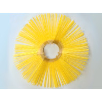 Щіточний диск (пластикова обойма) D120*550 зиг-заг