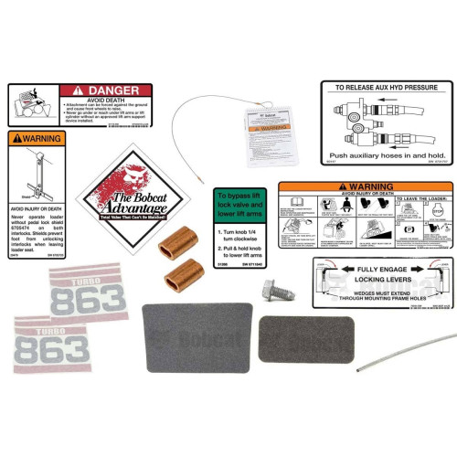 Комплект наклеек Bobcat, 6901376