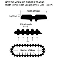Резиновая гусеница для мини-экскаватора Bobcat 350x54,5x88, 6988847