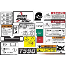 Комплект наклейок T590 Bobcat, 6990602