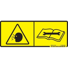 Попереджувальна табличка Bobcat, 7168039