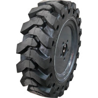 Левая сплошная шина для S70 Bobcat, серый обод, 7365904