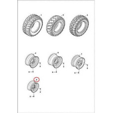 7208252 Колісний диск Bobcat