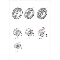 7232568 Колісний диск Bobcat