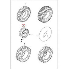 7225123 Диск колісний Bobcat