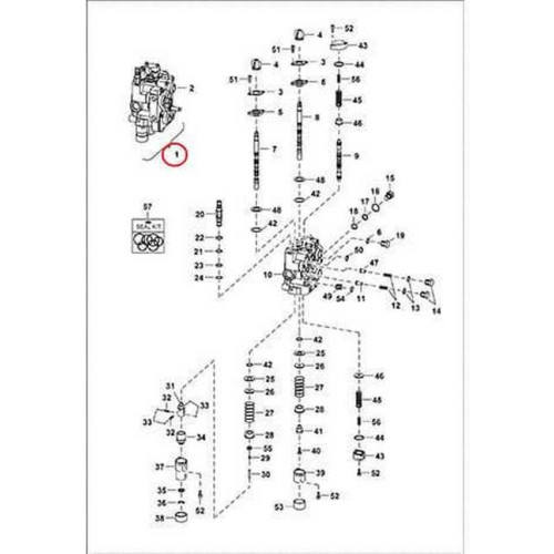 7222720 Гидрораспределитель Bobcat