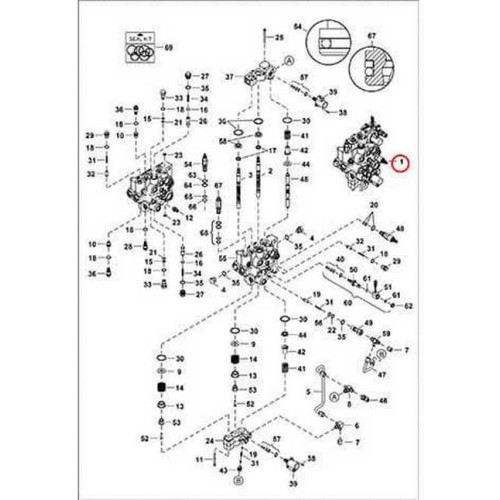 7297081 Гидрораспределитель Bobcat