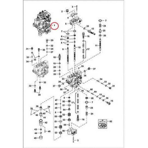 7184231 Гидрораспределитель Bobcat