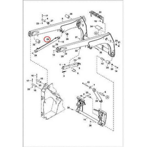7200227 Гидроцилиндр стрелы Bobcat