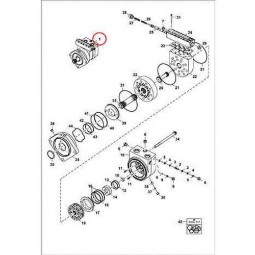 7312928 Гидромотор хода Bobcat