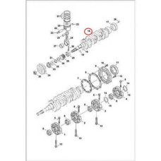 7010201 Вал колінчастий Bobcat