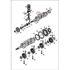 7010238 Вал колінчастий Bobcat