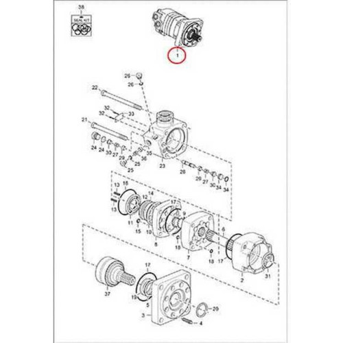 6688442 Гідромотор ходу Bobcat