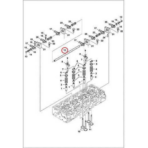 7000670 Вал коромисел Bobcat