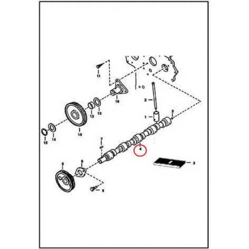 6655427 Вал розподільний Bobcat