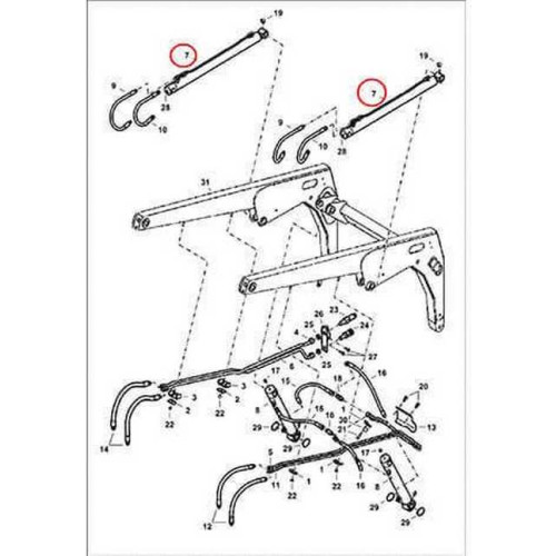 7343407 Гидроцилиндр стрелы Bobcat