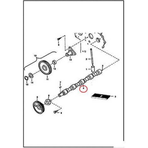 6684791 Вал розподільний Bobcat