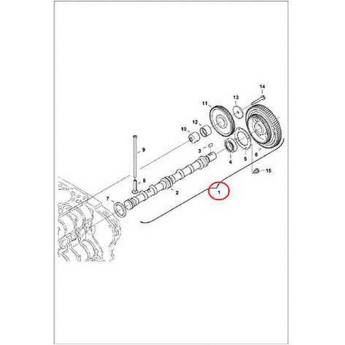 7000757 Вал розподільний Bobcat