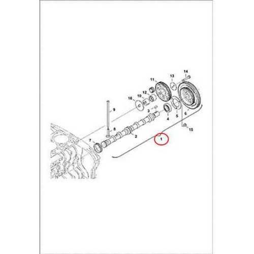 7008411 Вал розподільний Bobcat