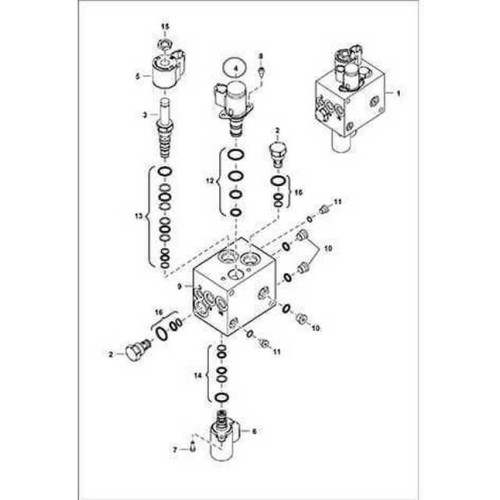 7010005 Катушка клапана хода Bobcat