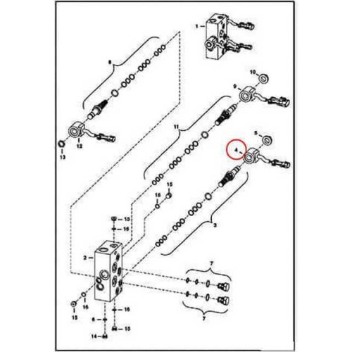 6676243 Катушка клапана хода Bobcat