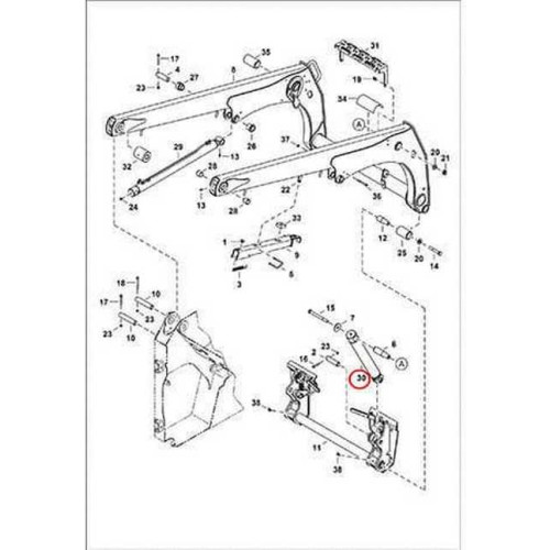 7209958 Гидроцилиндр траверсы Bobcat