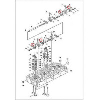 7024267 Винт коромысла регулировочнрый Bobcat