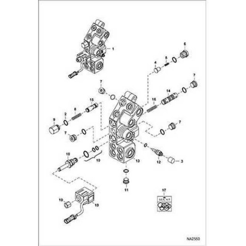 7011040 Клапан позиціонування ковша (BPV) Bobcat
