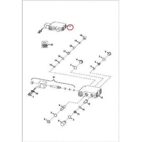 6675669 Клапан позиціонування ковша (BPV) Bobcat