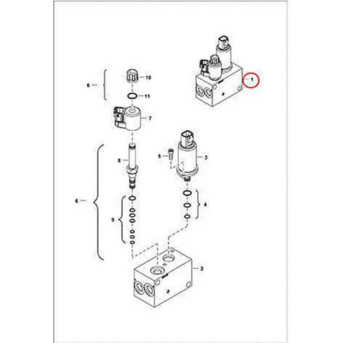 7231377 Клапан ходу Bobcat