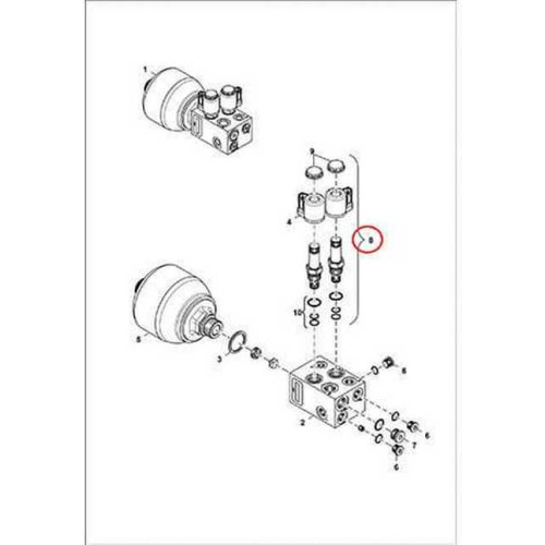 7367545 Клапан електромагнітний гідроакумулятора (ARC) Bobcat