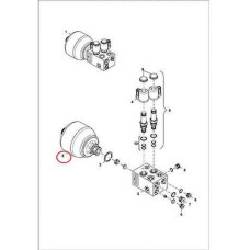 7355444 Колба гідроакумулятора Bobcat
