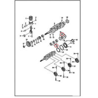 6655186 Вкладыши коренные, std (51,94 mm) Bobcat