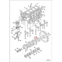 6680735 Втулка колінвалу Bobcat