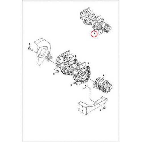 7001032 Гідронасос, з н/ш Bobcat