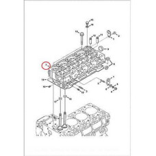 6698099 Головка блока циліндрів Bobcat