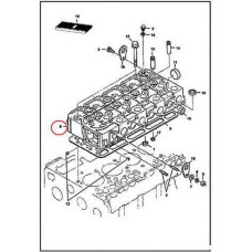6685503 Головка блока циліндрів Bobcat