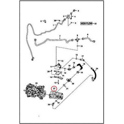 6686389 Насос шестеренний Bobcat