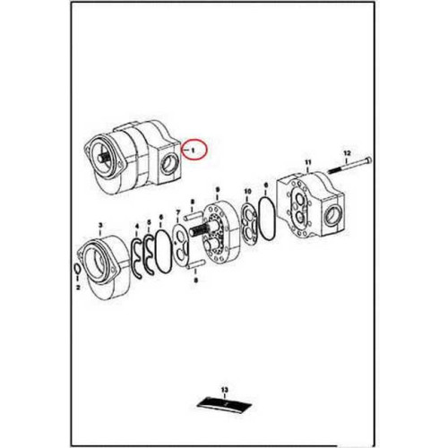 6686705 Насос шестеренный Bobcat