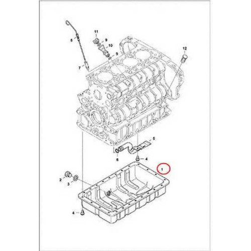 7008524 Картер масляный (поддон) Bobcat