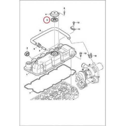 6685087 Клапан (сапун) крышки клапанов Bobcat