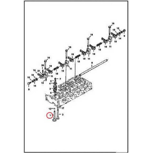 7300585 Клапан впускний Bobcat
