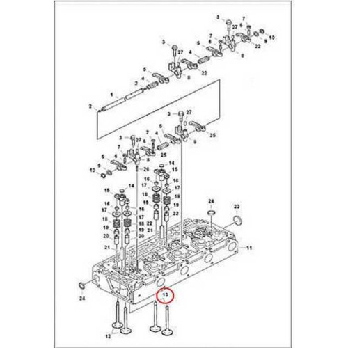 6680862 Клапан выпускной Bobcat