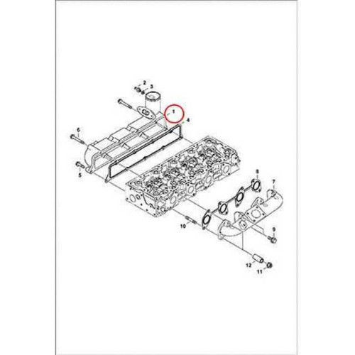 7000753 Колектор впускний Bobcat