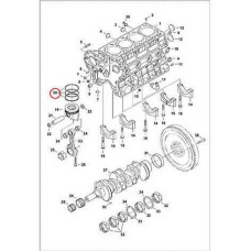 6692364 Кільця поршневі (комплект) Bobcat