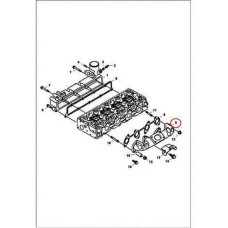 7008531 Колектор випускний Bobcat