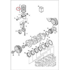 7000681 Кільця поршневі (комплект), +0,25 mm Bobcat